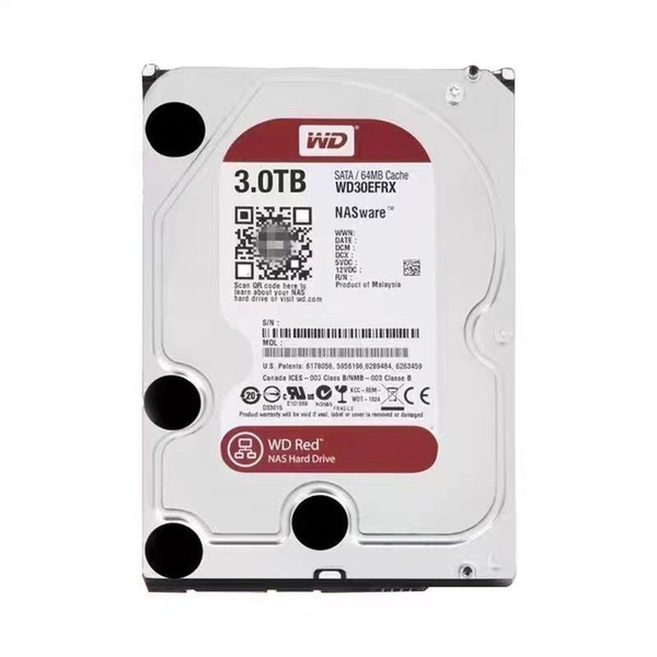 3 ТБ Внутренний жесткий диск Western Digital 6GB/s SATA3 64MB (WD30EFRX ...
