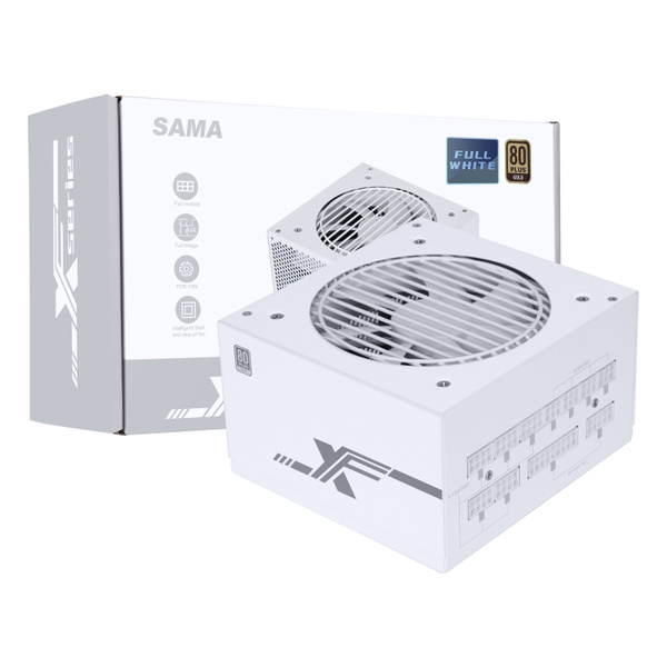 Блок питания компьютера SAMA XF1000, 1000 Вт (XF1000) - купить с ...