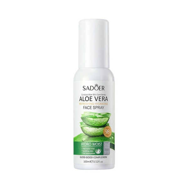 Увлажняющий спрей для лица с экстрактом алоэ Sadoer Aloe Vera ...