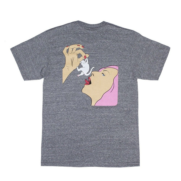 Футболка Ripndip, размер 48, цвет серый, 100 % Хлопок - купить по ...