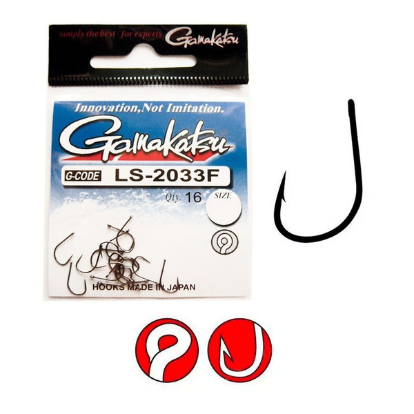 Крючки Gamakatsu Hook LS-2033F №12 купить на OZON по низкой цене ...