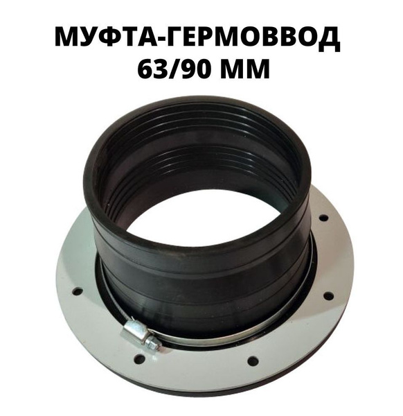 Муфта-гермоввод для труб Гермо-С, 63/90 мм, 25532 - купить по выгодной ...
