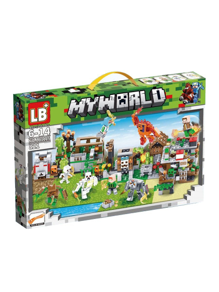 Конструктор LB My World Майнкрафт LB1115, 821 деталь - купить с ...