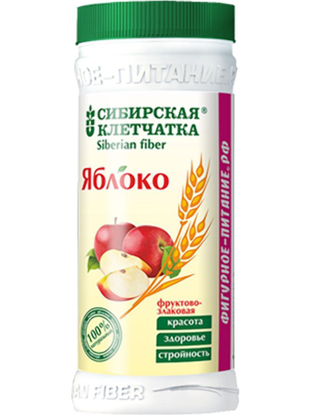 Пшеничная клетчатка "Яблоко" 280 гр., Сибирская клетчатка - купить с ...