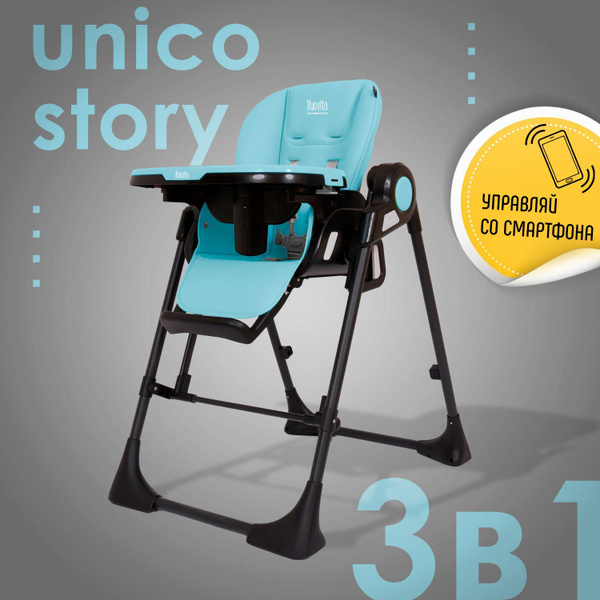 Детский стульчик для кормления 0+ Nuovita Unico Story трансформер 3 в 1 ...