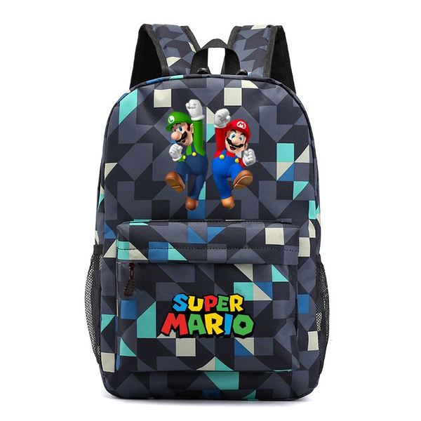 Аниме Рюкзак Марио Super Mario Bros унисекс Арт подростковый школьный ...