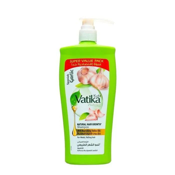 Dabur Vatika Шампунь с чесноком для ломких и выпадающих волос Garlic ...