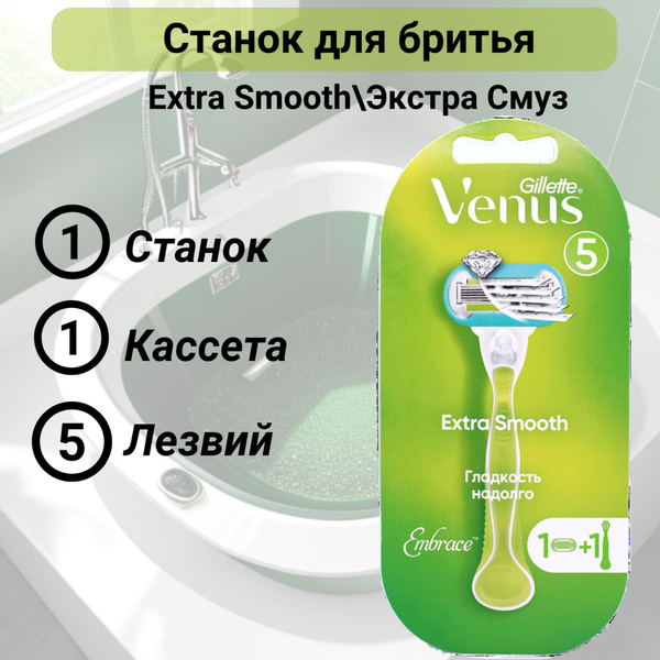 Venus Станок для бритья Гладкость надолго + 1 сменная кассета - купить ...