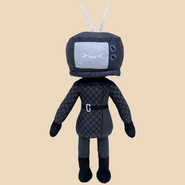 Мягкая игрушка скибиди-туалеты и камерамены skibidi toilet man - купить ...