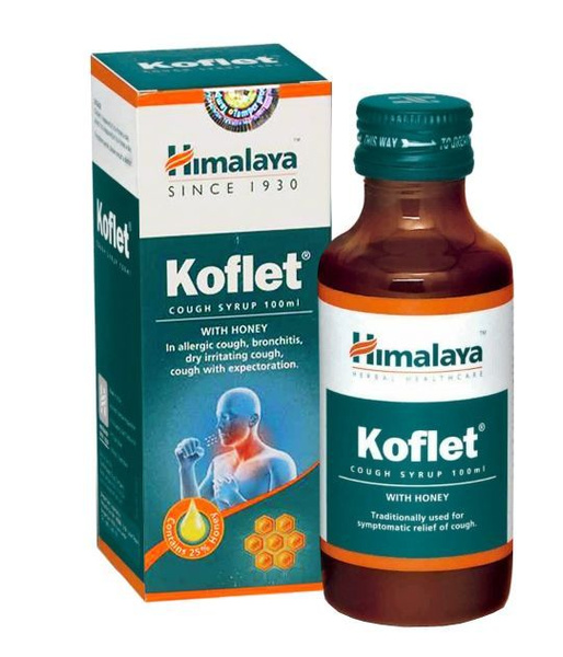 Сироп от кашля Кофлет (Koflet Syrup Himalaya), 100 мл - купить с ...