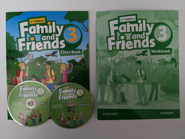 Комплект Family and Friends 3. Class Book + Workbook + DVD | Симмонс ...