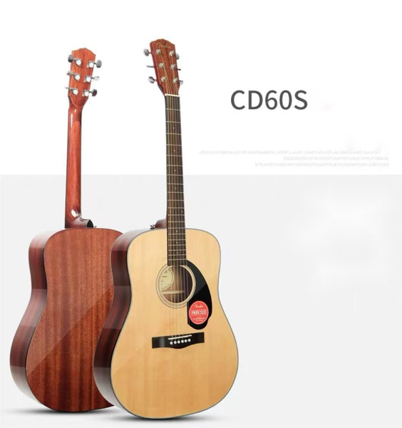 Акустическая гитара Fender CD-60S деревянная гитара - купить с ...