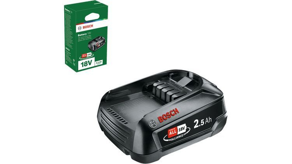 Аккумулятор Bosch PBA 18V, 2,5 Ач W-B, Li-ion, 1600A005B0 купить на ...