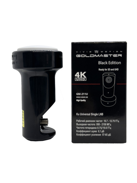 Спутниковый конвертер GoldMaster GM-141C круговой поляризации ...
