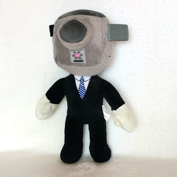Мягкая игрушка Скибиди туалет Камера мен Skibidi toilet Cameraman, 28 ...