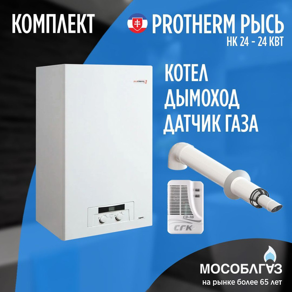Газовый котел Protherm 24 кВт Рысь (Lynx) набор B - купить по выгодной ...