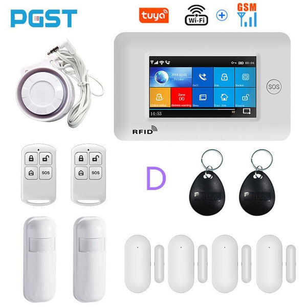 PGST Домашняя умная охранная сигнализация WIFI GSM беспроводное ...