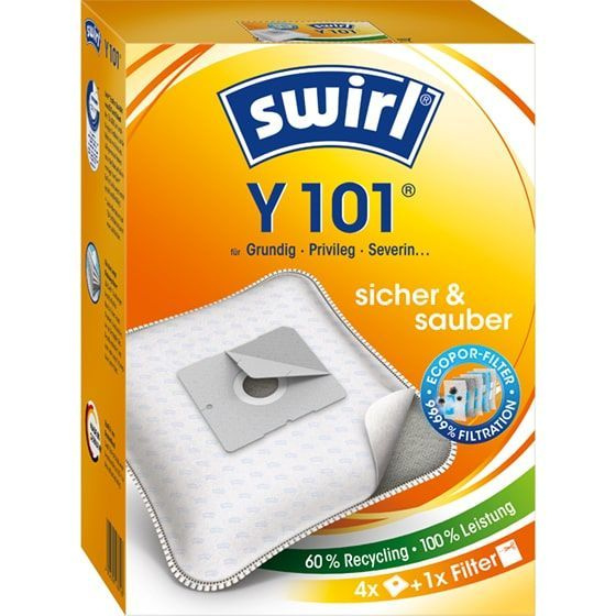 Мешки для пылесоса Swirl Y 101/4 MP, 4 шт. - купить с доставкой по ...