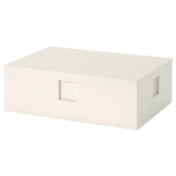 Контейнер ИКЕА БЮГГЛЕК IKEA BUGGLEK белый white - купить с доставкой по ...