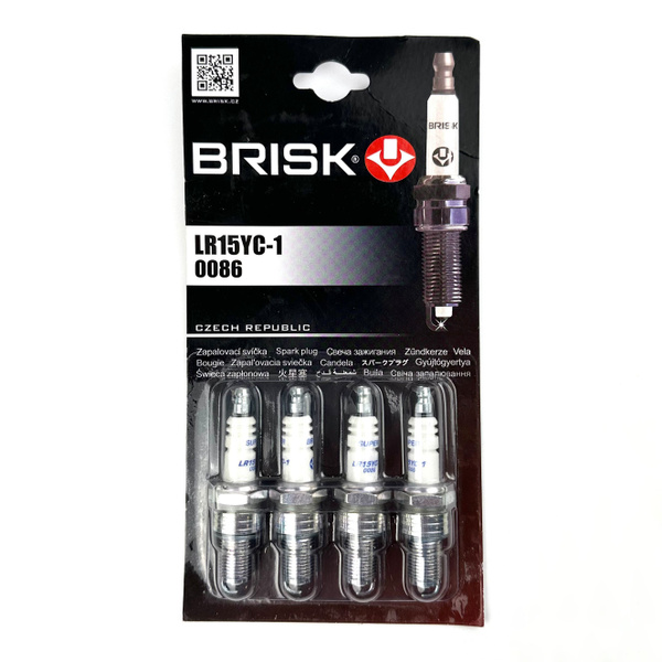 Комплект свечей зажигания BRISK LR15YC-1/0086 - купить по выгодным ...