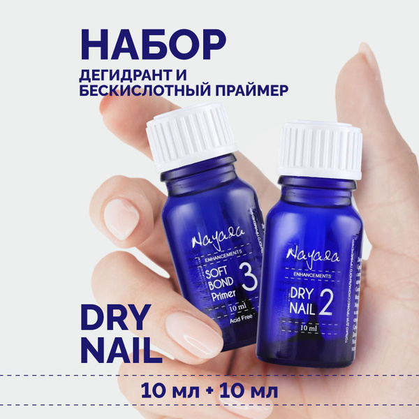 Nayada Набор для ногтей Дегидрант Dry nail, 10 мл + Праймер ...