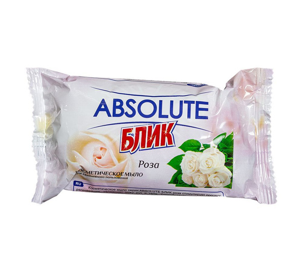 Мыло косметическое твердое ABSOLUTE БЛИК Роза 170гр. - купить с ...