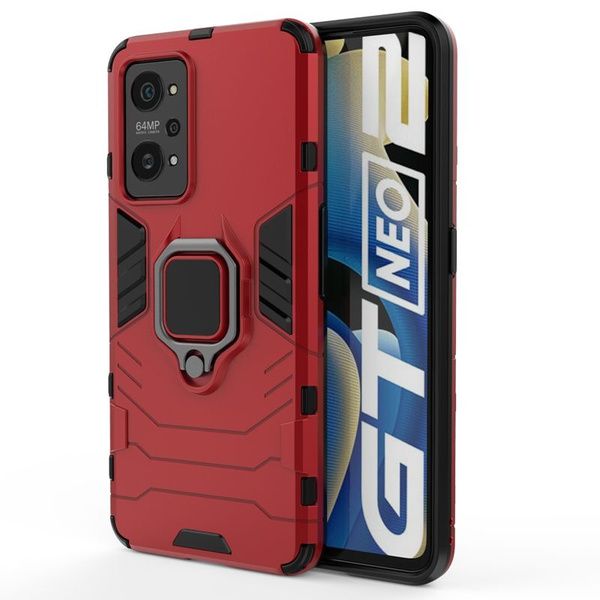 Противоударный чехол с кольцом для Realme GT2 и Realme GT Neo 2 и ...