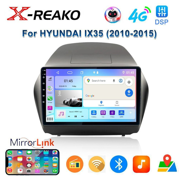 Магнитола для Hyundai ix35/Tucson 2010-2015 IPS экран 9 дюймов 4/64Гб ...