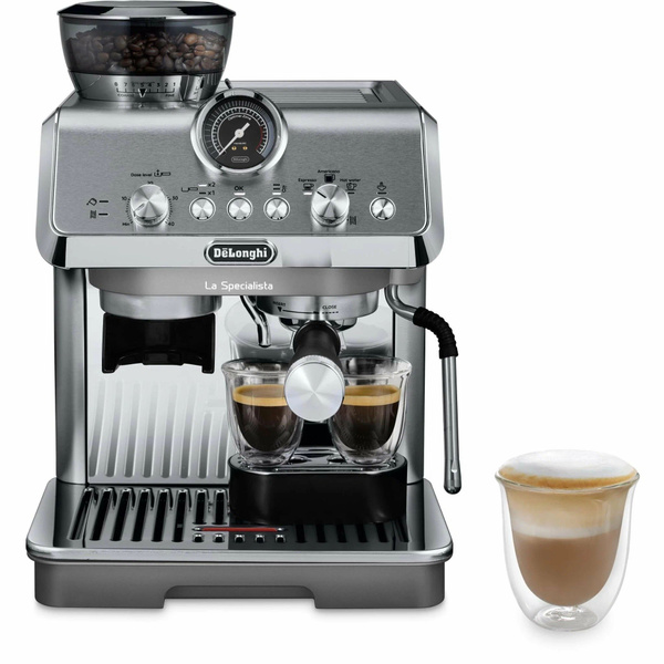 DeLonghi Кофеварка рожковая Кофемашина De'Longhi EC 9255.M, серебристый ...