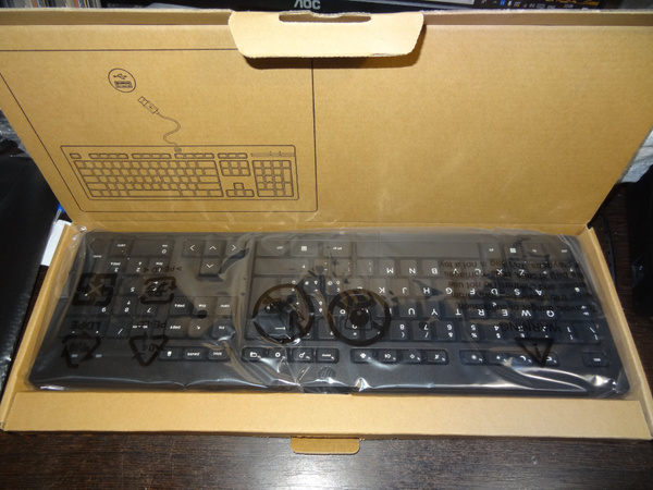 OEM Клавиатура проводная Клавиатура USB HP 125 Wired Keyboard только ...