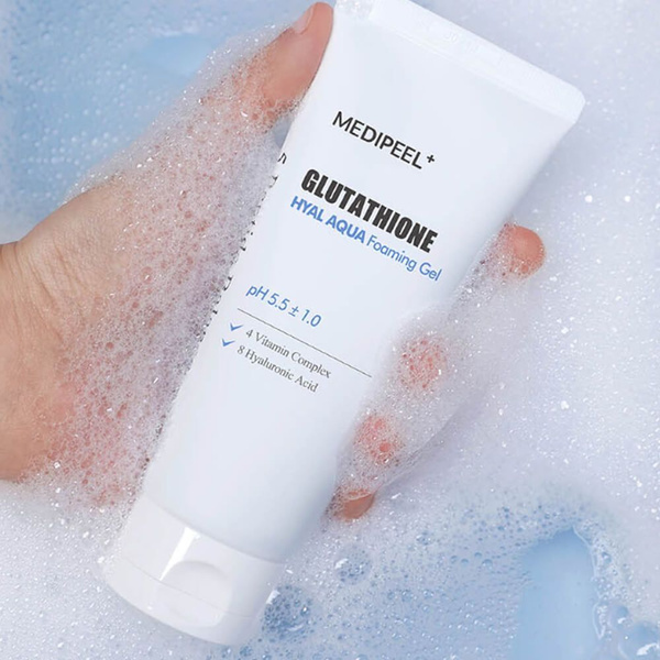 Увлажняющий гель-пенка для умывания Medi-Peel Glutathione Hyal Aqua ...