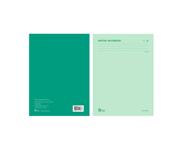 Тетрадь Neolab DIGITAL NOTEBOOK (Океанический мятный, линейка, 188 ...