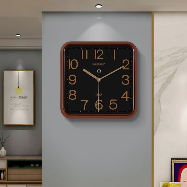 часы настенные, стильные бесшумные часы настенные, украшение гостиной и ...