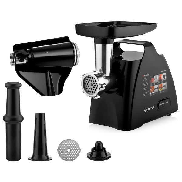 Мясорубка электрическая BRAYER BR1606 черный 1800w купить на OZON по ...