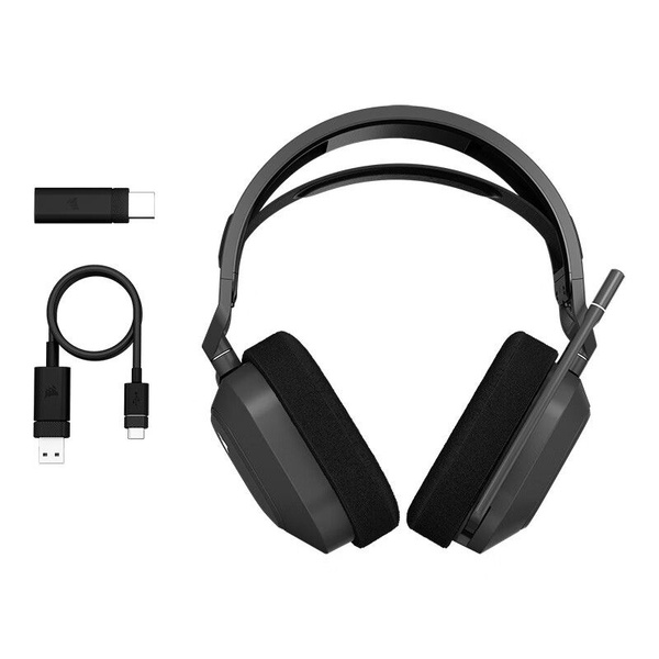 Игровые наушники Corsair HS80 MAX wireless, черный - купить по ...
