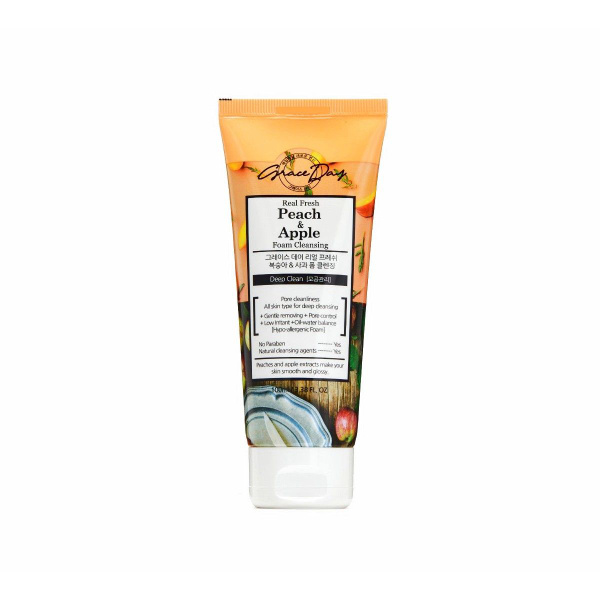 Пенка для умывания Grace Day Peach & Apple Foam Cleanser - 1 шт ...