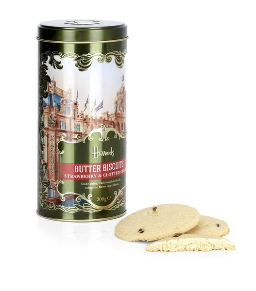 Банка Harrods Heritage с клубнично-кремовым печеньем 3 x 200 г купить ...