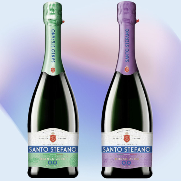 Безалкогольное шампанское Santo Stefano Mix Bianco и Rosso Zero ...