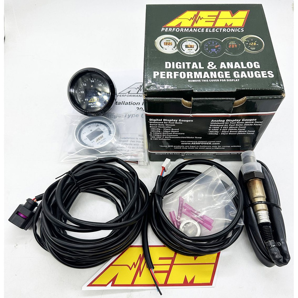 AEM 304110 UEGO 52mm AFR O2 Wideband Air Fuel Ratio манометрический