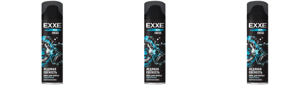 EXXE Men Гель для бритья Тонизирующий Fresh, 200 мл, 3 шт - купить с ...