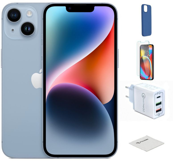 Смартфон Apple iPhone 14 (набор аксессуаров + подарочный сертификат ...