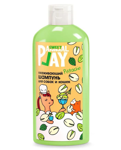 Animal Play Шампунь для собак и кошек ухаживающий Фисташковое мороженое ...