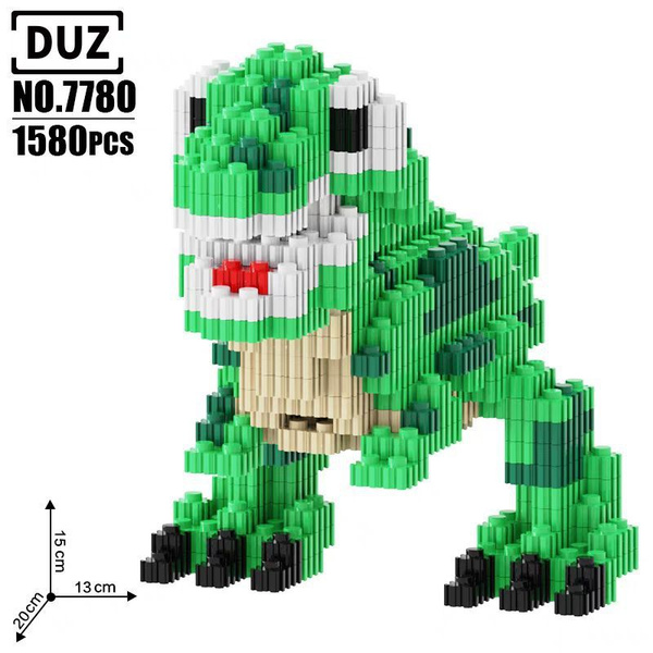 DUZ Magic Block 3D конструктор из миниблоков "Тиранозавр" (1580 деталей ...