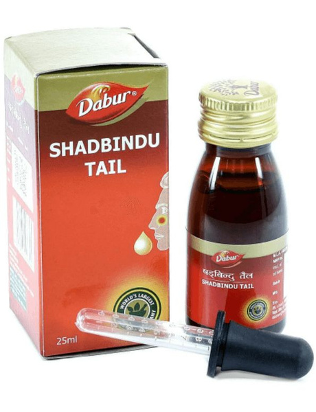Dabur SHADBINDU TAIL (ШАДБИНДУ МАСЛО, для лечения уха-горла-носа, Дабур ...