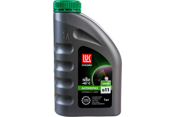 Антифриз Лукойл (Lukoil) зеленый ЛУКОЙЛ G-11 green, Готовый раствор ...