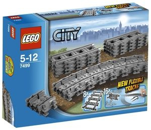 LEGO City 7499 Гибкие и прямые рельсы - купить с доставкой по выгодным ...