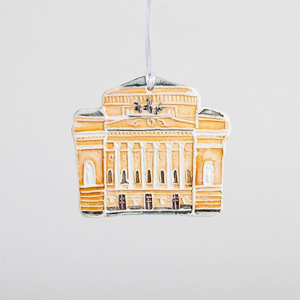 Керамическая подвеска "Александринский театр" купить Сувенир по