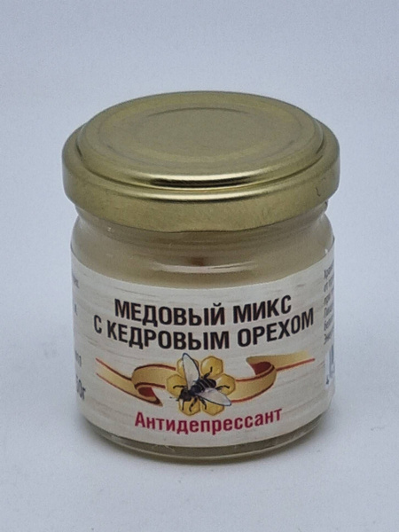 Мед микс кедровый орех "Антидепрессант" 50гр - купить с доставкой по ...