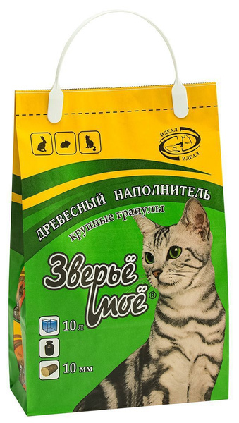 Наполнитель Древесный Зверье Мое Впитывающий - купить с доставкой по ...