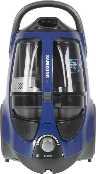Бытовой пылесос Samsung VCC8836V36/XEV, синий, черный - купить по ...